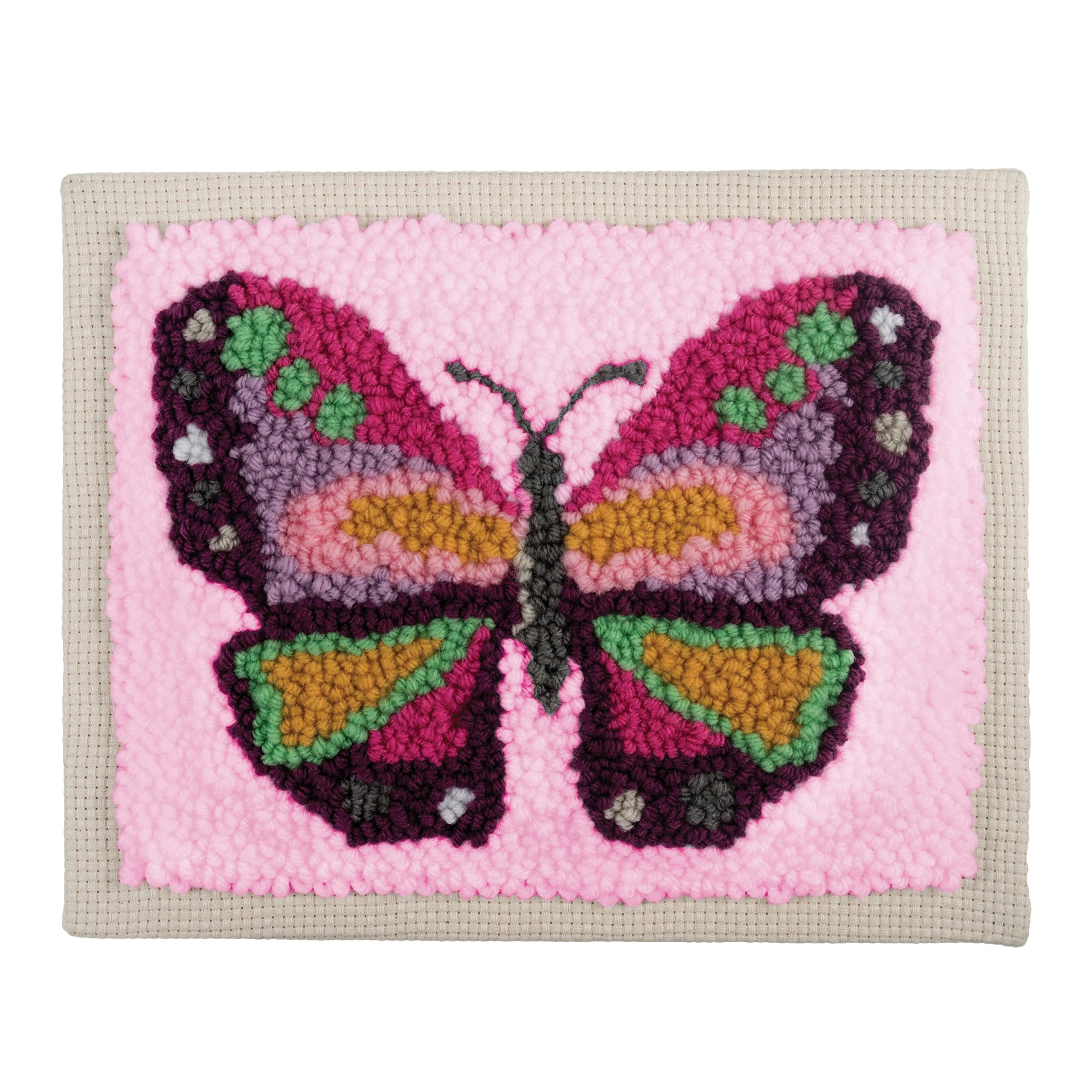 Trimits Punch Needle Frame Kit, Butterfly, 20.32 x 25.4cm (8 x 10in)