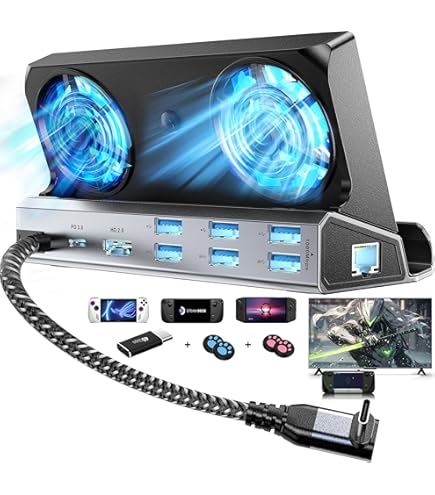 Amazon.com: Docking Station for Steam Deck ROG Ally with Dual