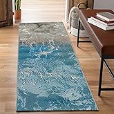 Liora Manne Marina Low Profile Durable Indoor/Outdoor Woven Rug- Surf Ocean 1'11" x 7'6"