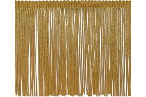 Trims by the Yard 4" Chainette Fringe Trim | Gold | (10 Yard Cut)