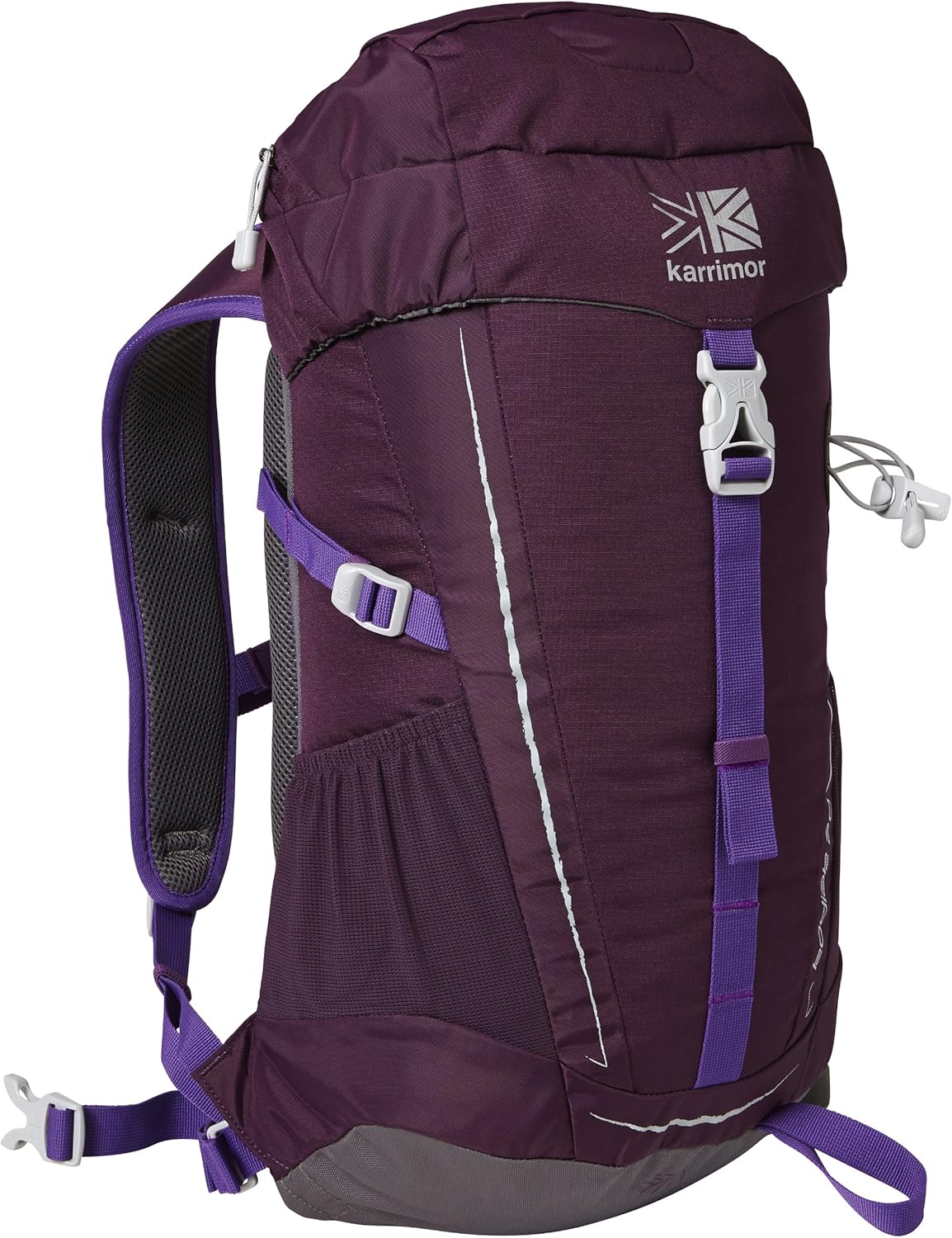 Karrimor Adult Kodiak 20L Backpack Blackberry/Purple/Soft Grey