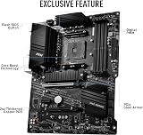 MSI B550-A PRO Motherboard ATX AM4 Ryzen 3rd Gen DDR4 4400MHz PCIe 4.0 M.2 Gen4 view 3