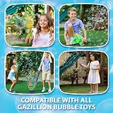 Gazillion 4 Pack 8 Oz Bubble Solution Non-Toxic Safe Green Bubbles view 4