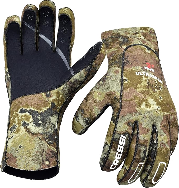 Cressi Cressi Ultraspan 2 5mm Camo Diving Spearfishing Gloves Quality Since 1946 Outdoor Recreation Sports Outdoors Rayvoltbike Com