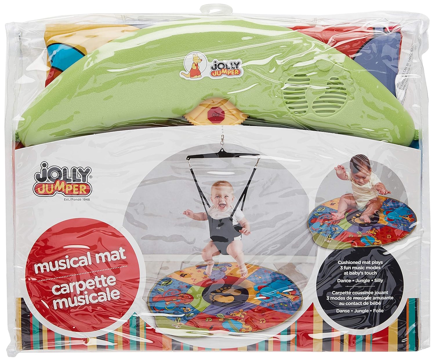 jolly jumper with stand and musical mat