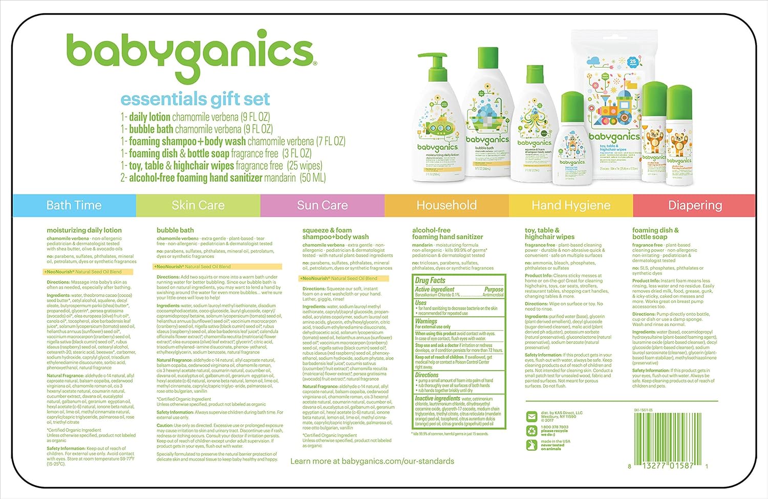 babyganics essentials gift set