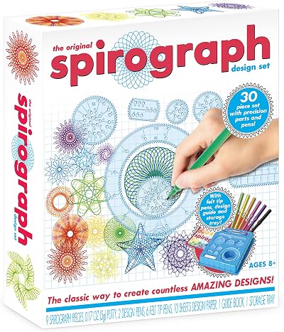 Spirograph Design Set Creative Drawings Christmas Gifts Ages 8+