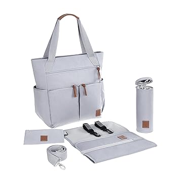 LÄSSIG Baby Wickeltasche Handtasche Wickelrucksack inkl. Wickelzubehör/Friisa Bag
