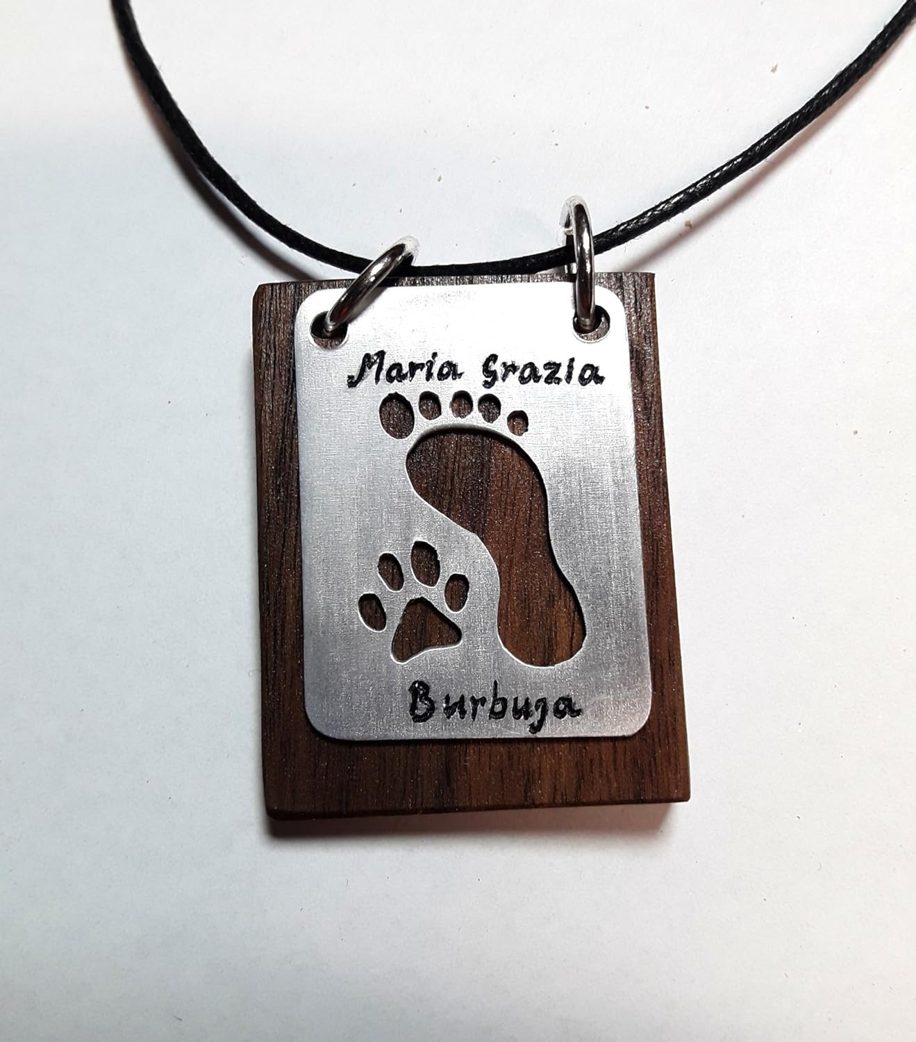 Infinito Amore - Collana Con Zampa Di Cane E Zirconi - Foto 7