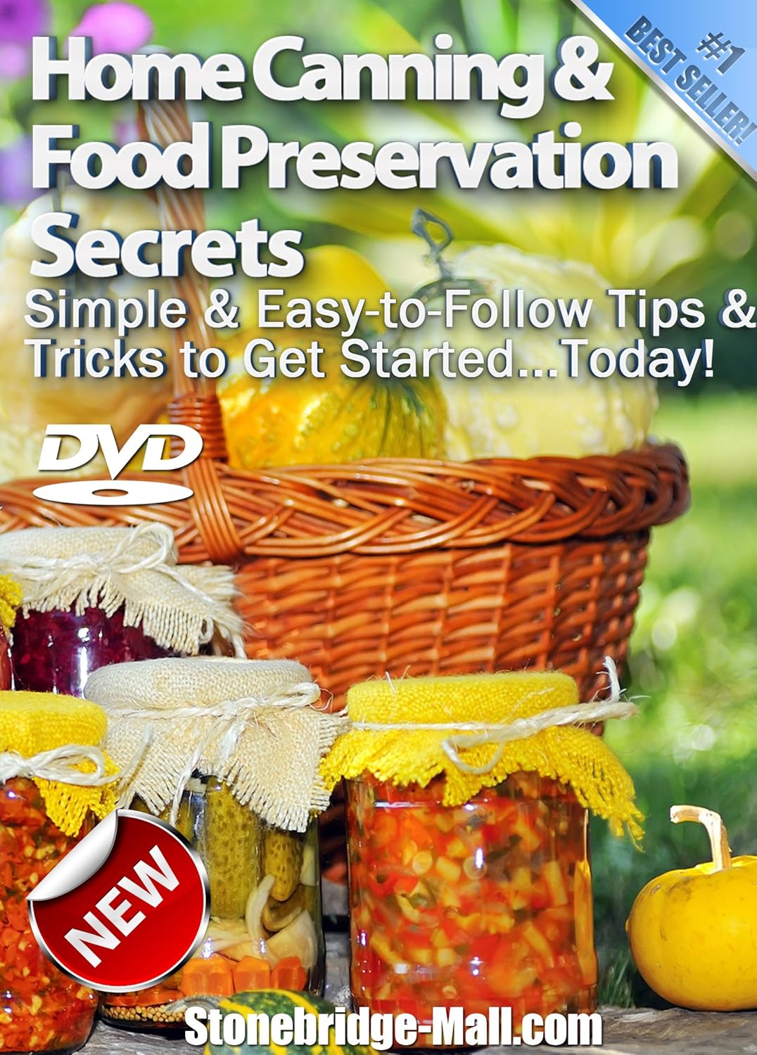 Best Home Canning DVD - #1 Rated for Food Preservation "How-To" - 100% Guaranteed!