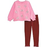 Mud Pie Kids Christmas Peppermint Shirt And Legging Set