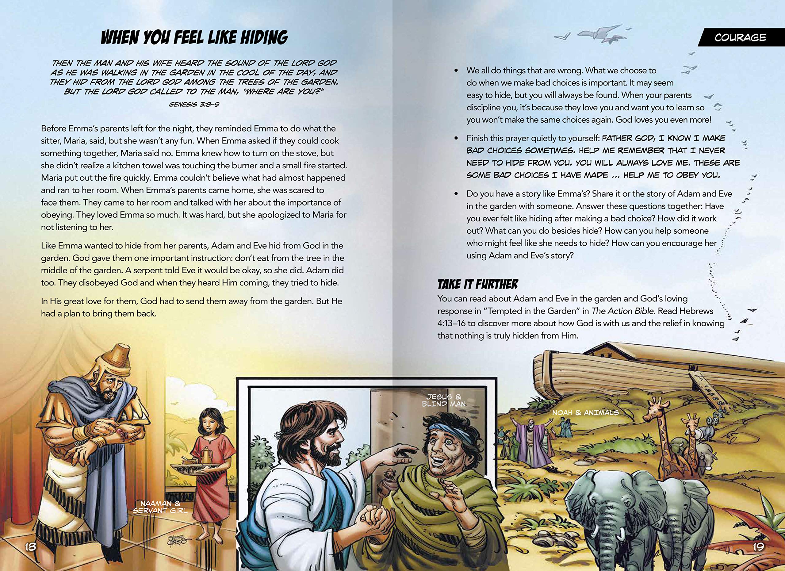 The Action Bible Anytime Devotions: 90 Ways to Help Kids Connect with God Anytime, Anywhere (Action Bible Series)