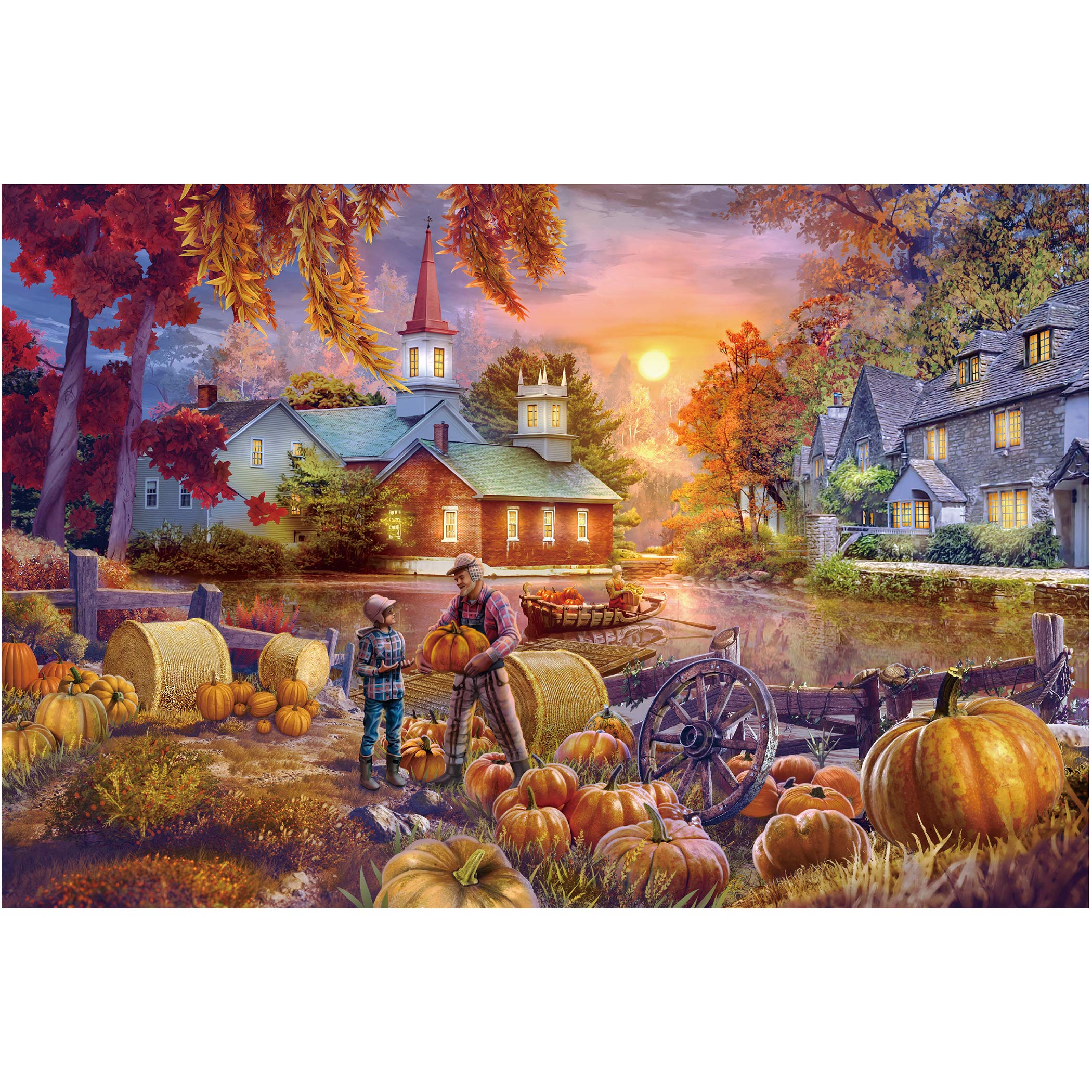 Tektalk 1000 Piece Puzzles for Adults Jigsaw Puzzles for Adults (Harvest)