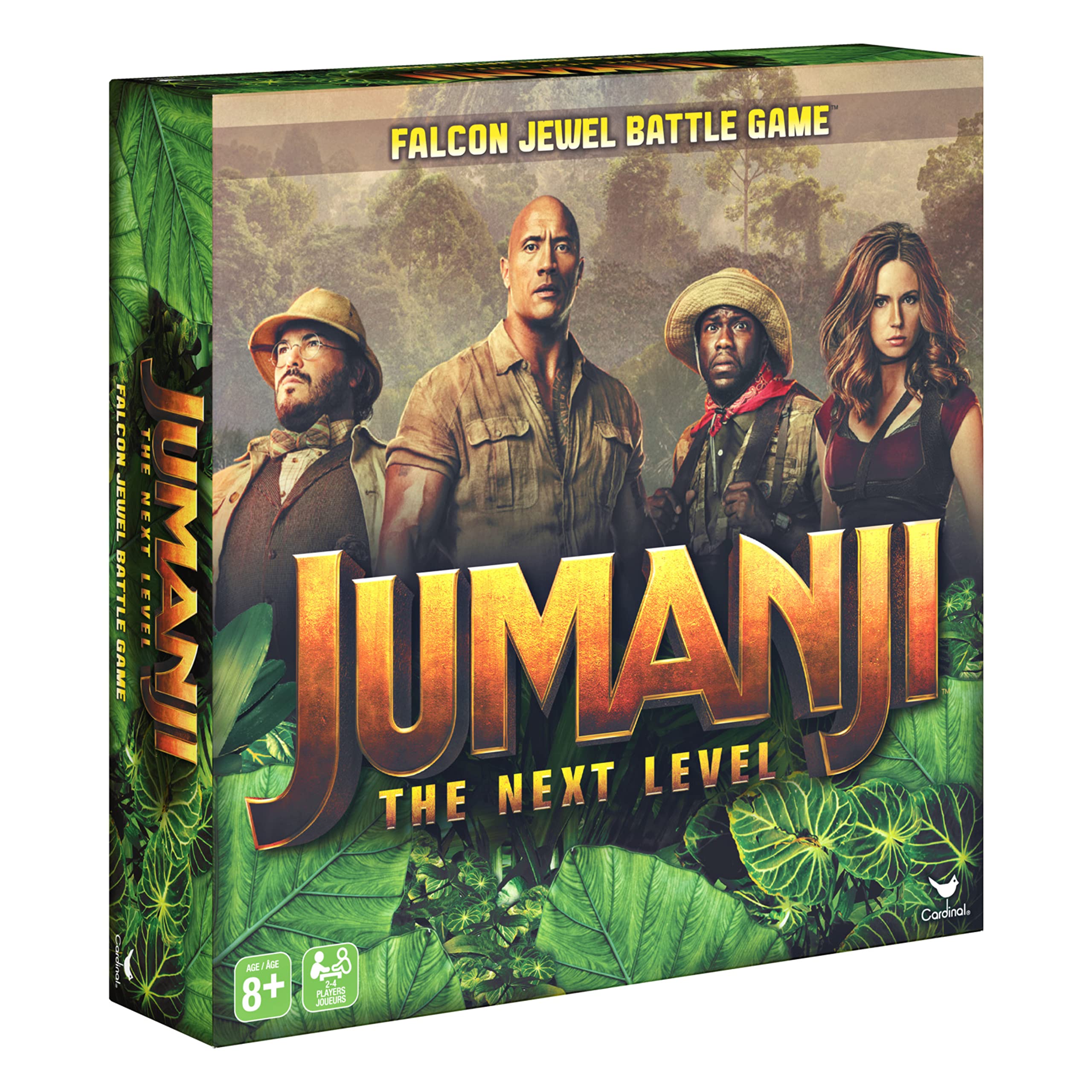 Cardinal Jumanji 3 The Next Level, Falcon Jewel Battle Board Game for Kids, Families, and Adults