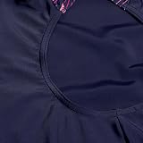 Speedo Girls Hyperboom Splice Legsuit Navy Pink 5-6 Chlorine Resistant view 5