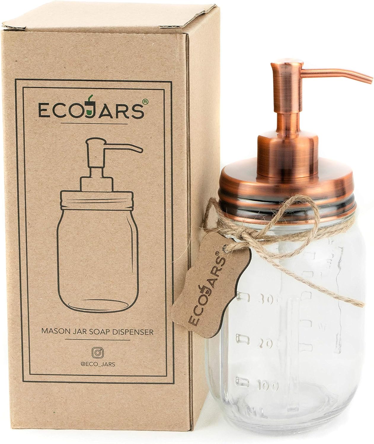 pompa per sapone per barattolo da muratore antiruggine