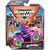 Monster Jam, Official Sparkle Smash Monster Truck, Die-Cast Vehicle, 1:64 Scale, Kids Toys for Boys Ages 3 and up