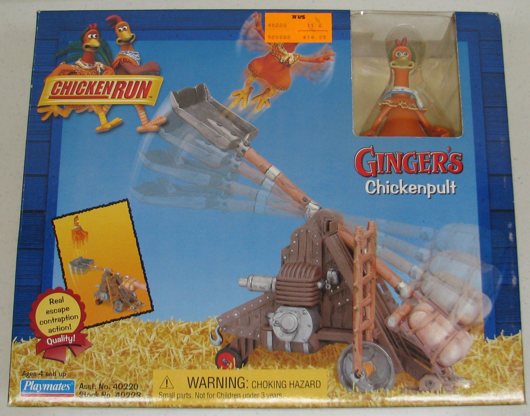 Ginger's Chickenpult From Chicken Run w/ Ginger Action Figure