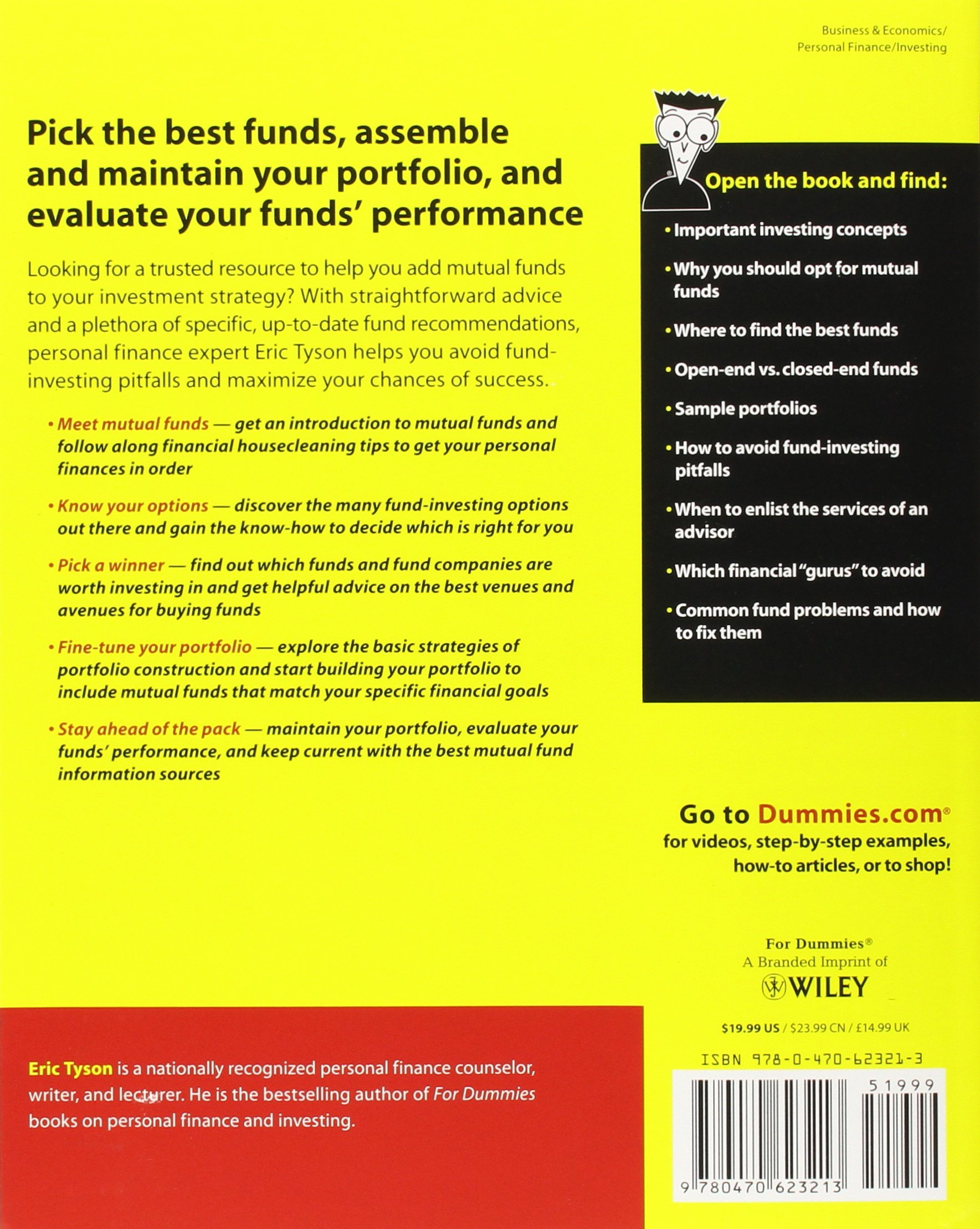 Mutual Funds For Dummies 6th Edition Tyson Eric 9780470623213 Amazon Com Books