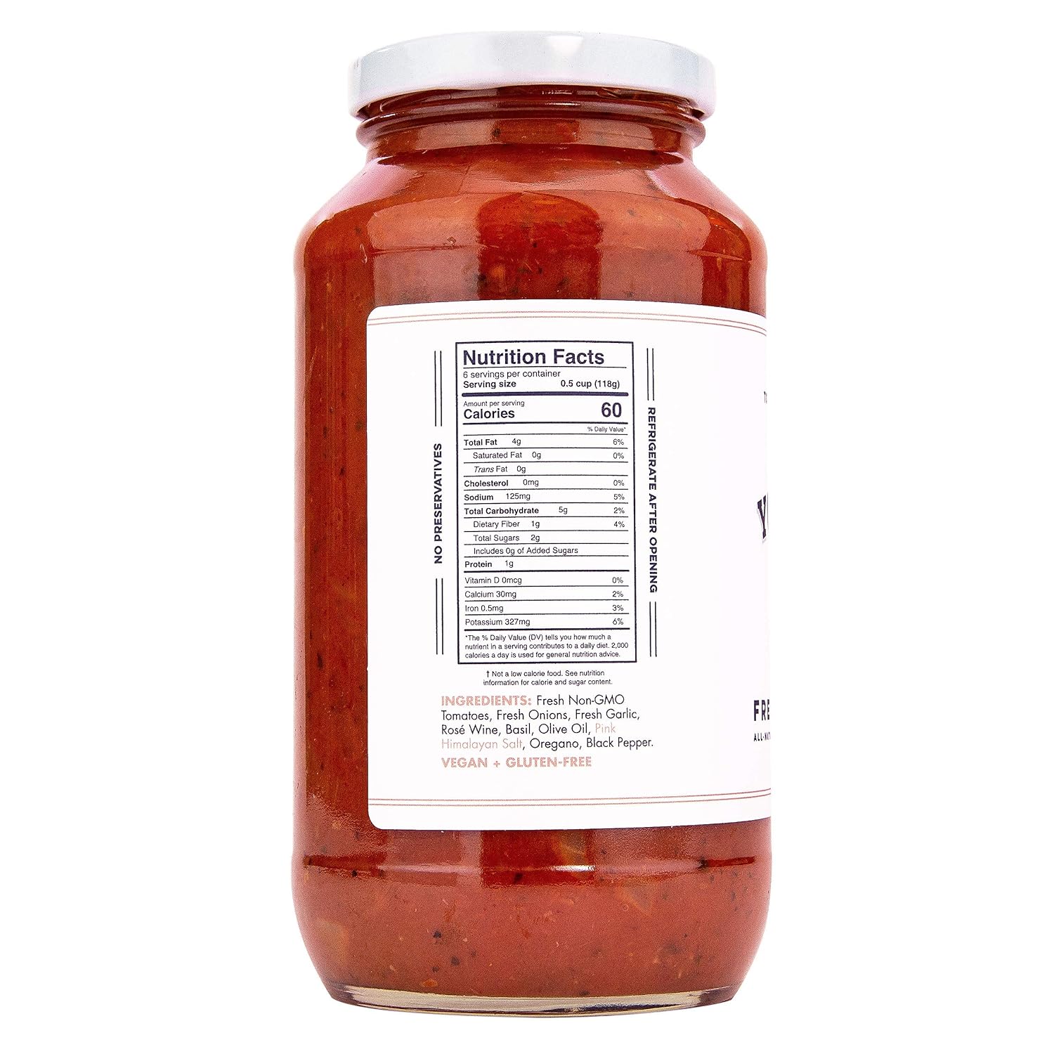 Keto Rose Wine Pasta Sauce By Yo Mama S Foods No Sugar Added Low Carb Low Sodium Gluten Free Paleo Friendly And Made With Whole Non Gmo Tomatoes Amazon Com Grocery Gourmet Food