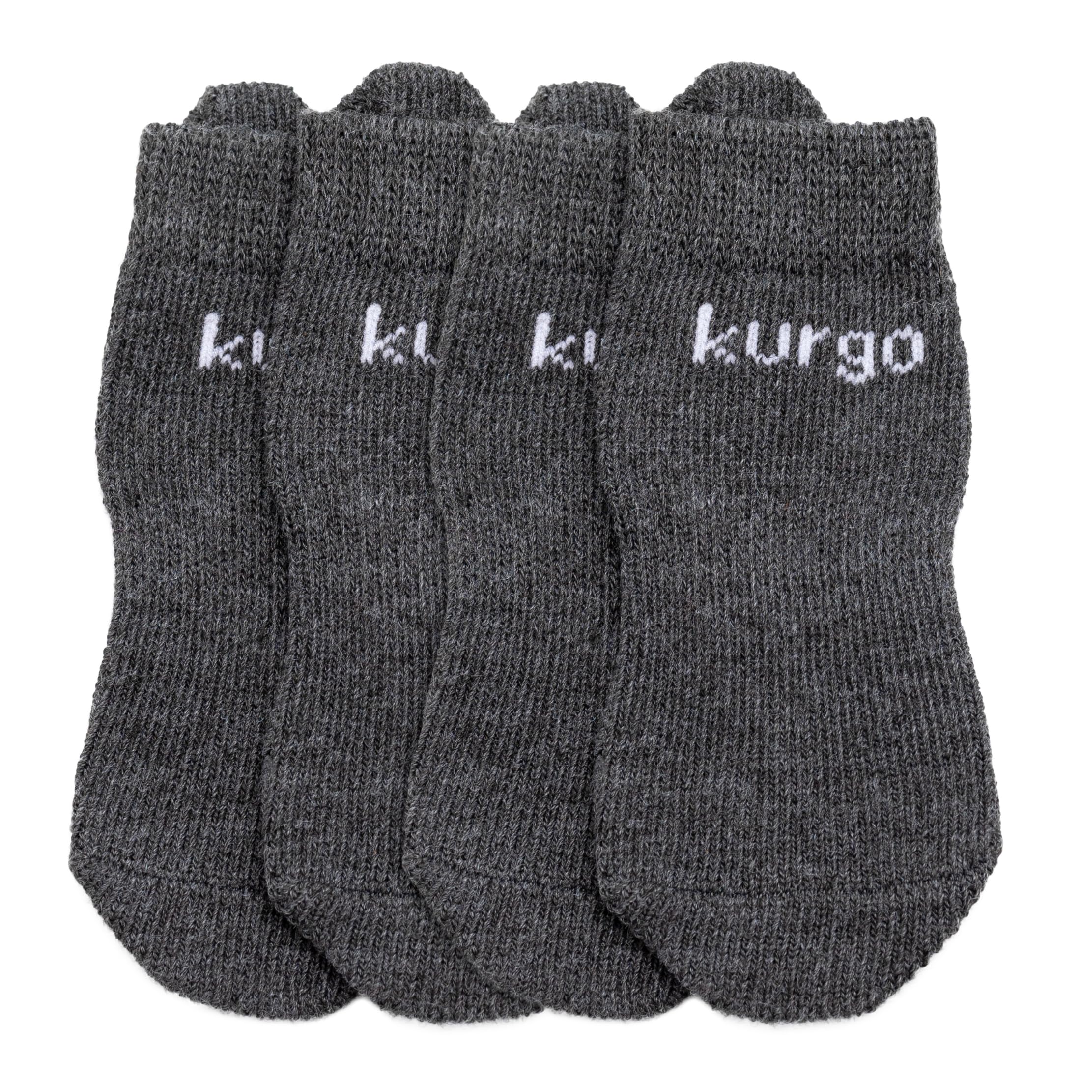 Kurgo Blaze Dog Socks - Enhances Shoe Fit - Wicks Away Moisture - Soft Stretch Fabric - Two Compression Zones - Covers Dew Claw - Easy to Put On - Small