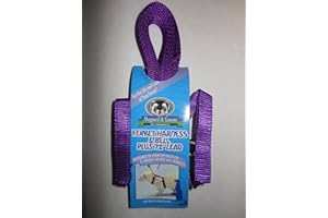 Sheppard & Greene Ferret Harness & Bell Plus 72 Inch Lead (Purple)