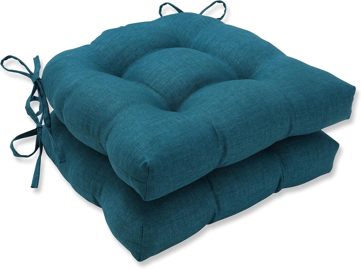 Pillow Perfect Outdoor/Indoor Rave Teal Large Chair Pads