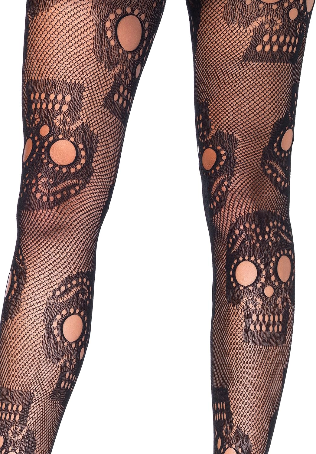 Leg Avenue Women's Skull Net Tights: Clothing
