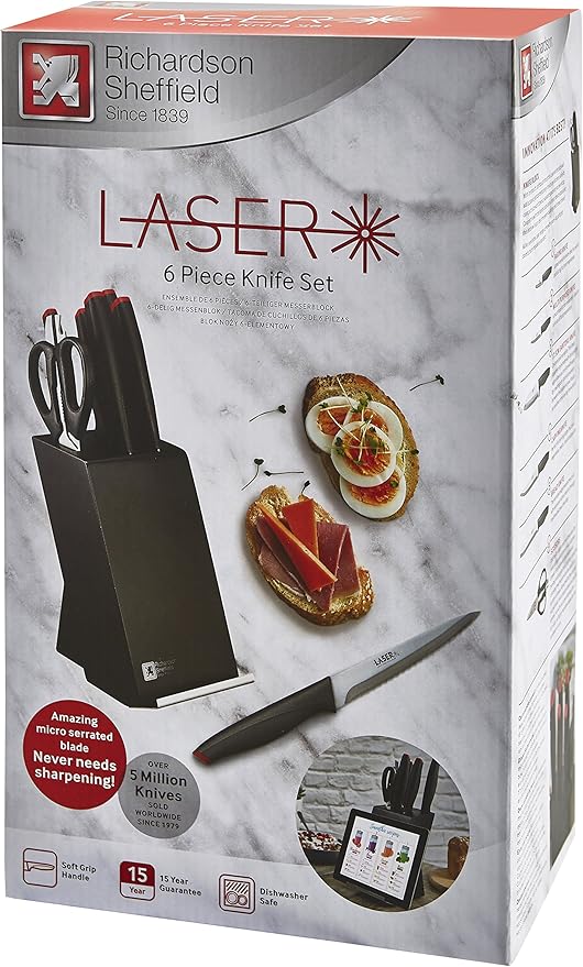 Amazon Com Richardson Sheffield R02300p502z85 Laser Knife Block