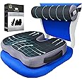 2pc Seat Cushion Lumbar Roll Combo for Office Chair - Memory Foam 3D Mesh - Pain and Pressure Relief for Lower Back, Sciatica