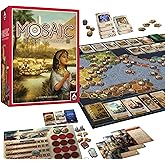 Mosaic: A Story of Civilization - Strategy Board Game for Adults and Family | Fast, Fun, Action-Selection and Area Control Game | 1-6 Players | Ages 14 and Up | 120 Minutes | by Forbidden Games