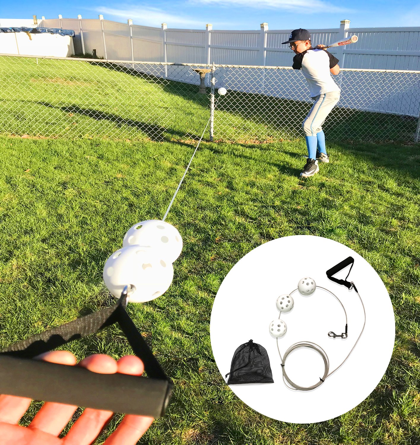 Swingers Ultimate Baseball Trainer Controlled Pitch Baseball Batting Trainer