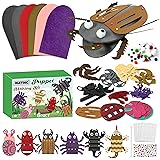 WATINC 6Pcs Hand Puppet Making Kit, Art Craft Felt