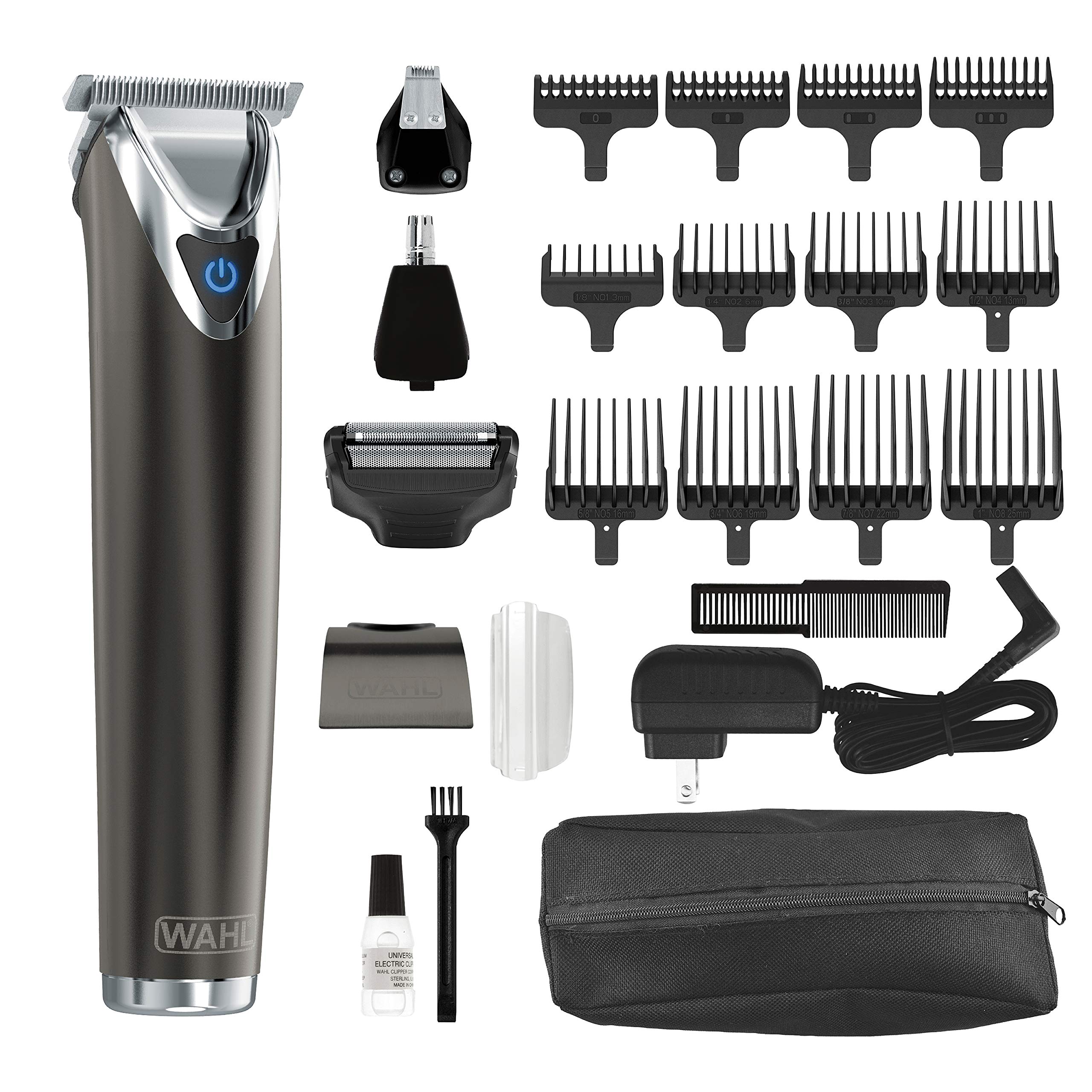 Wahl Stainless Steel Lithium Ion 2 0 Slate Beard Trimmer For Men