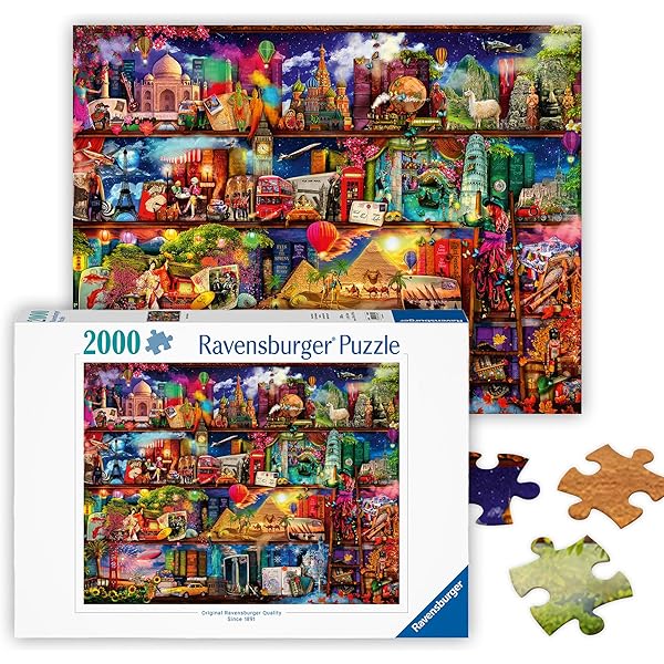 Amazon.com: Ravensburger The Puzzler's Desk 1000 Piece