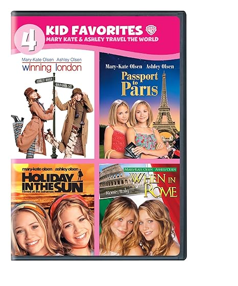 Amazon Com 4 Kid Favorites Mary Kate Ashley Travel The World Dvd Various Various Movies Tv