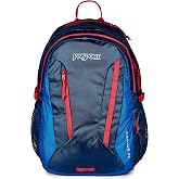JanSport 32L Agave Hiking Backpack - 15 In Laptop, Navy | Daypack with Universal 3L Hydration System or 15 Inch Laptop Sleeve, Ideal for Hiking and Traveling