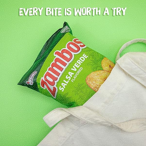 ZAMBOS PLANTAIN CHIPS SALSA VERDE (PACK OF 1)