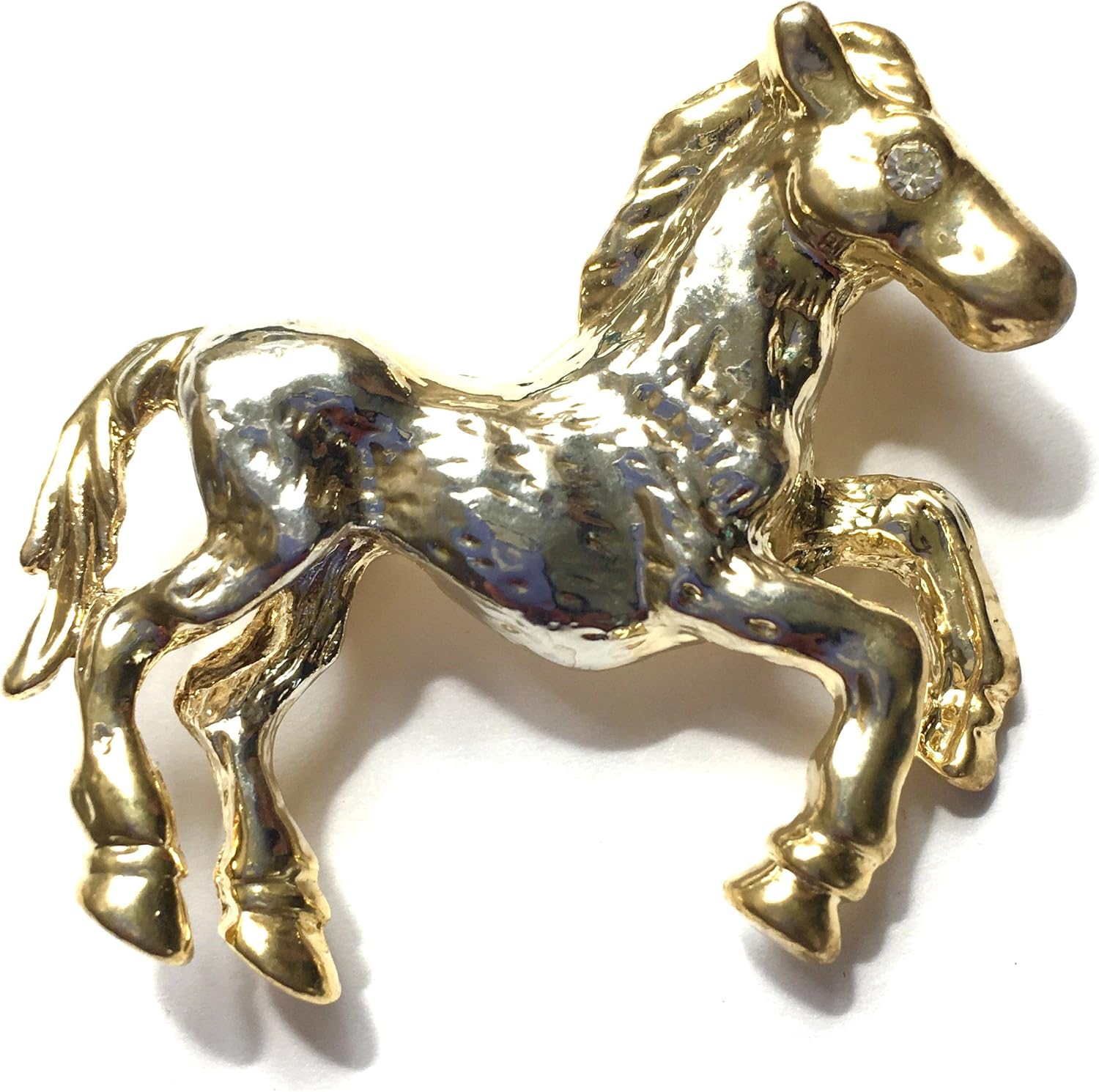 Horse Pin Brooch ( gold tone) Jewelry