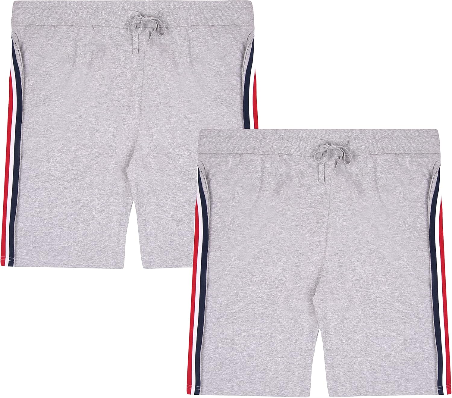 Mens 2 Pack Shorts Nightwear Loungewear Shorts Casual Cotton Jersey Pjs