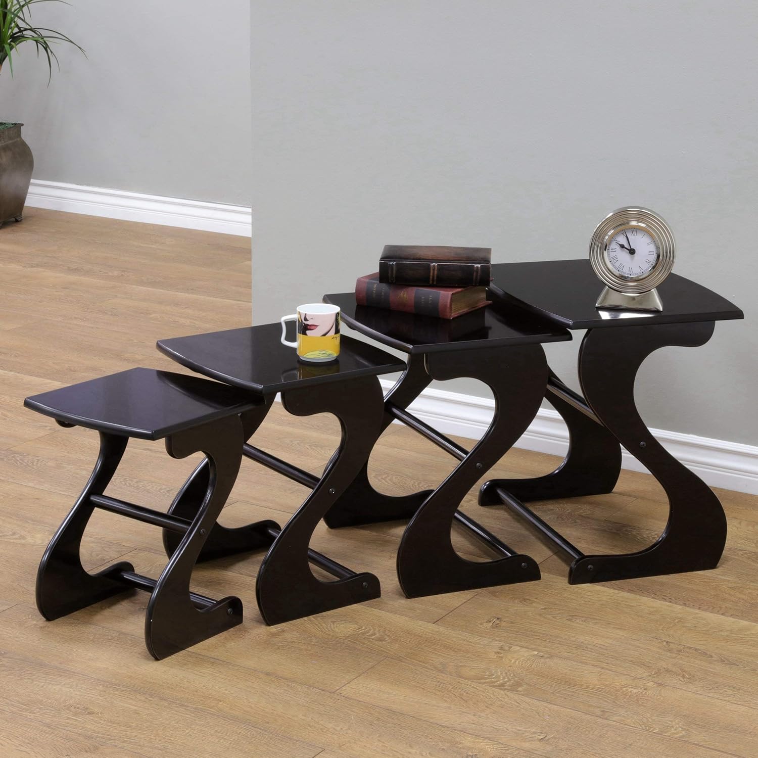 Frenchi Home Furnishing Nesting Tables (Set of 4) …: Furniture & Decor