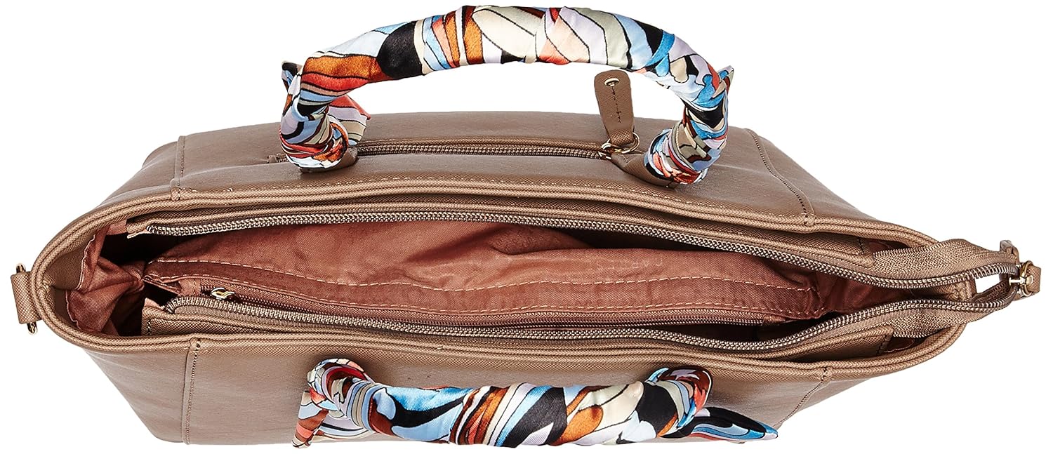 caprese joleen women's satchel (taupe)