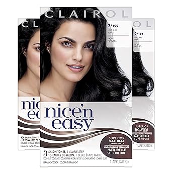 Clairol Nice N Easy Hair Color 122 2 Black 1 Kit Pack Of 3