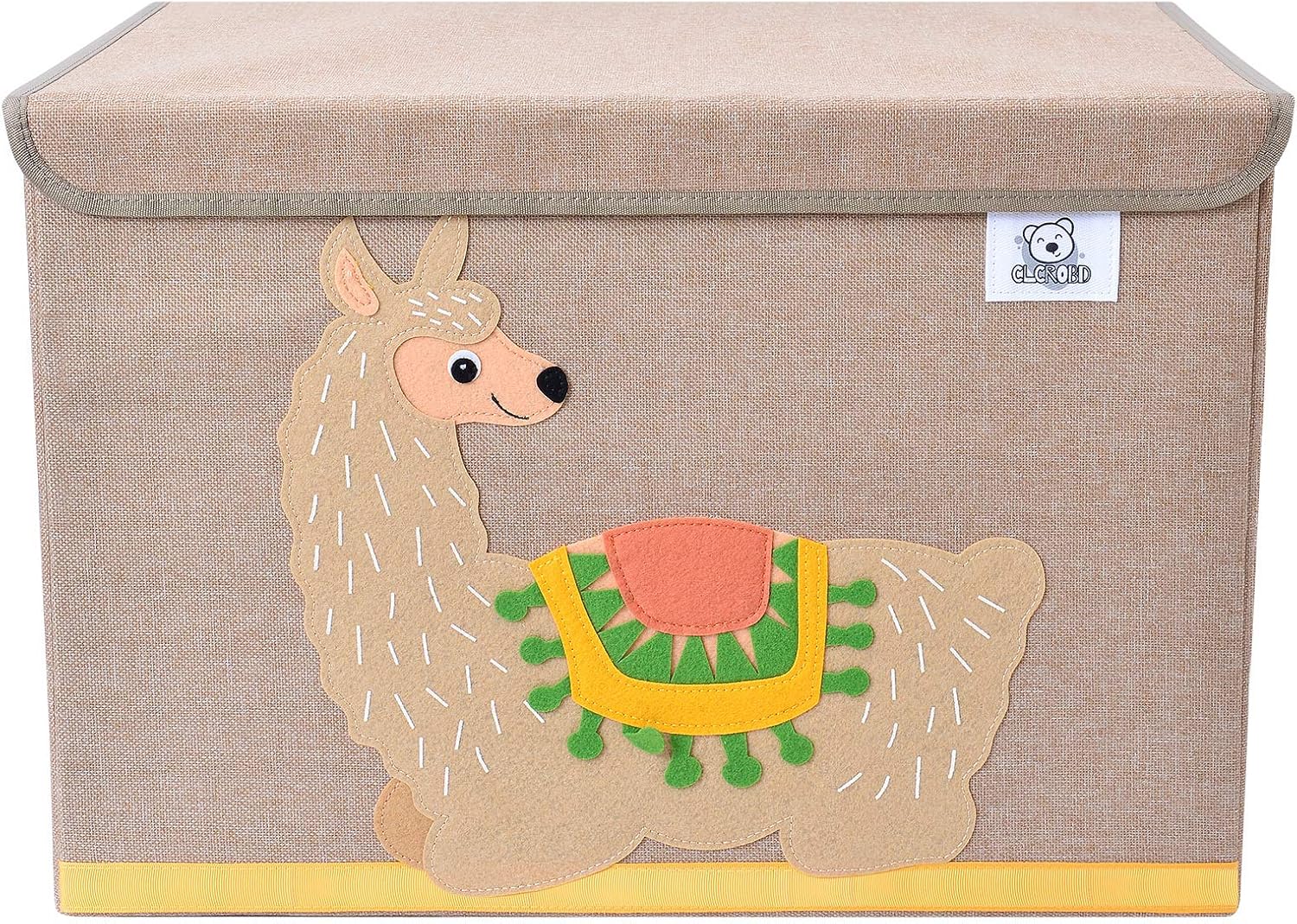 CLCROBD Foldable Kids Large Toy Chest with Flip-Top Lid
