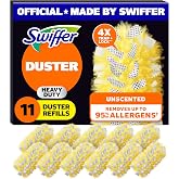 Swiffer Dusters Heavy Duty Multi-Surface Duster Refills for Cleaning, Unscented, 11 Count