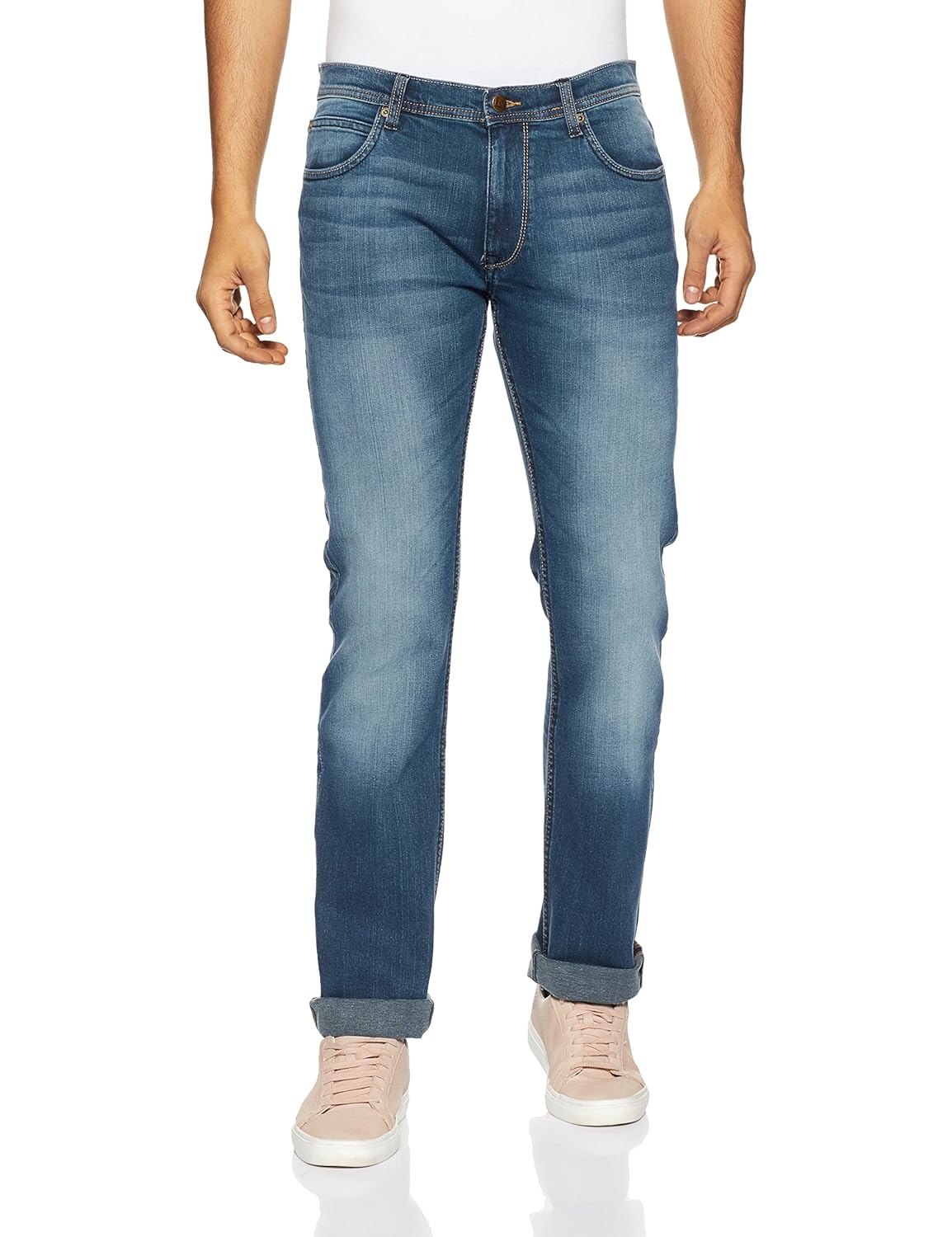 lee men's powell slim fit jeans