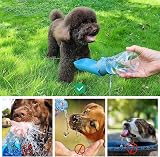 Septillar Foldable Dog Water Bottle 430ml Grey Portable Pet Dispenser view 6