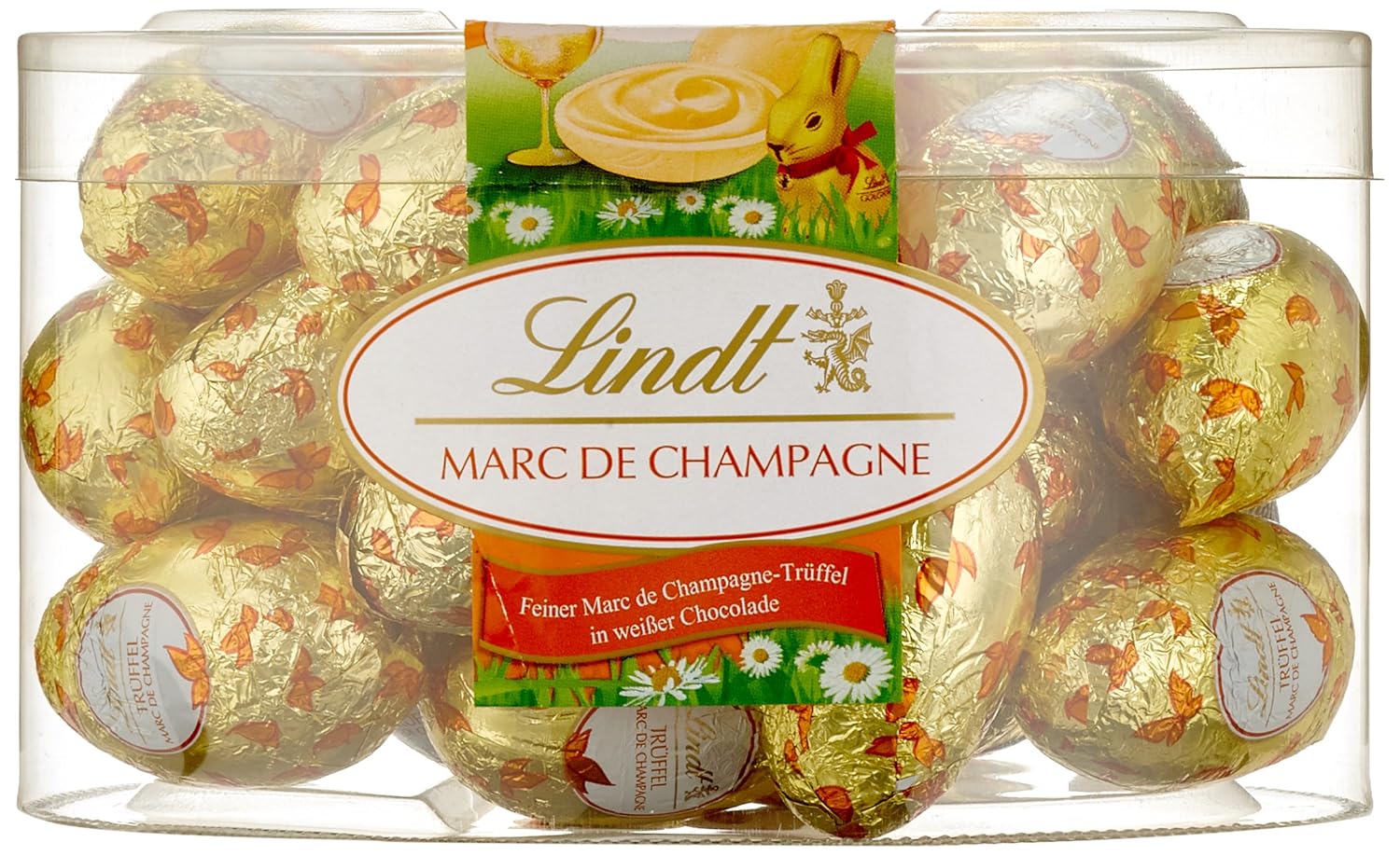 Lindt &amp; Sprüngli Trüffel Eier, Marc de Champagne, 1er Pack (1 x 450 g ...