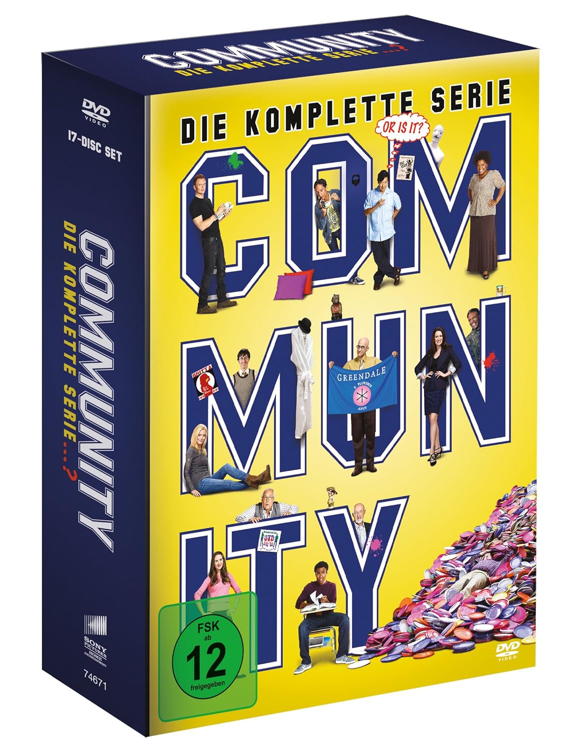 Community Die Komplette Serie 17 Discs Dvd Amazon De Joel Mchale Gillian Jacobs Alison Brie Danny Pudi Yvette Nicole Brown Donald Glover Chevy Chase Ken Jeong Jim Rash Dino Stamatopoulos Richard Erdman
