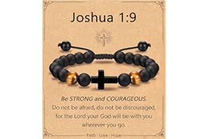 Leyung Cross Bracelet Gifts for Boys, Easter Basket Stuffers Baptism Confirmation First Holy Communion Christmas Christening Gifts for Boys Son Grandson Nephew Godson Brother